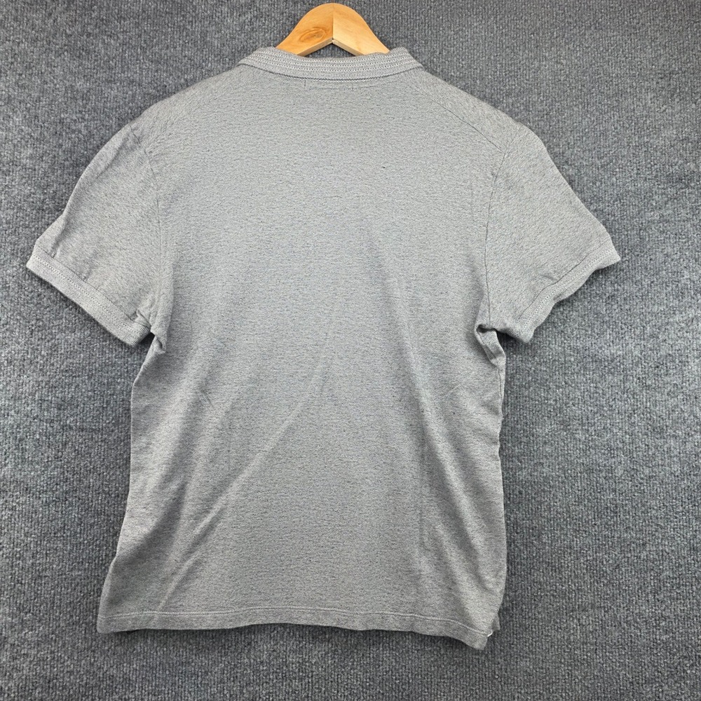 Porsche Design Mens Hidden Placket Polo Shirt Grey Short Sleeve Small 202-JY236 - Picture 5 of 7